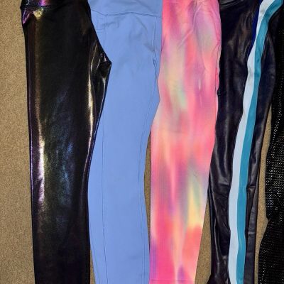 LOT 9 Pairs Women’s Workout Leggings Size Small ~ Zyia, Spanx, VS Pink, Etc.